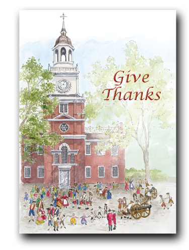 Thanksgiving Card -Independence Hall
